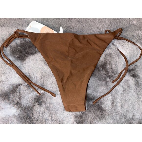 FE NOEL Simone Bikini Bottom in Espresso Large New Womens Swimsuit - Picture 5 of 8